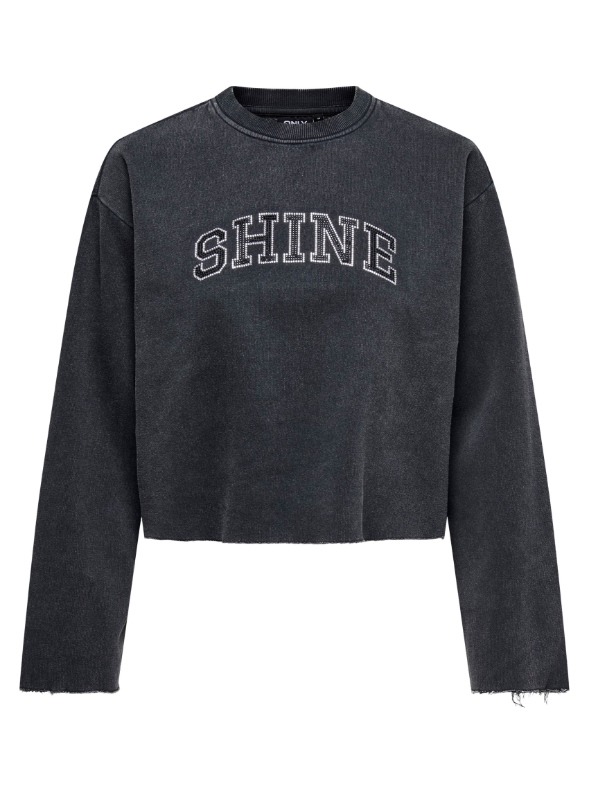 Only Callie Stones O-Neck Sweater - Black