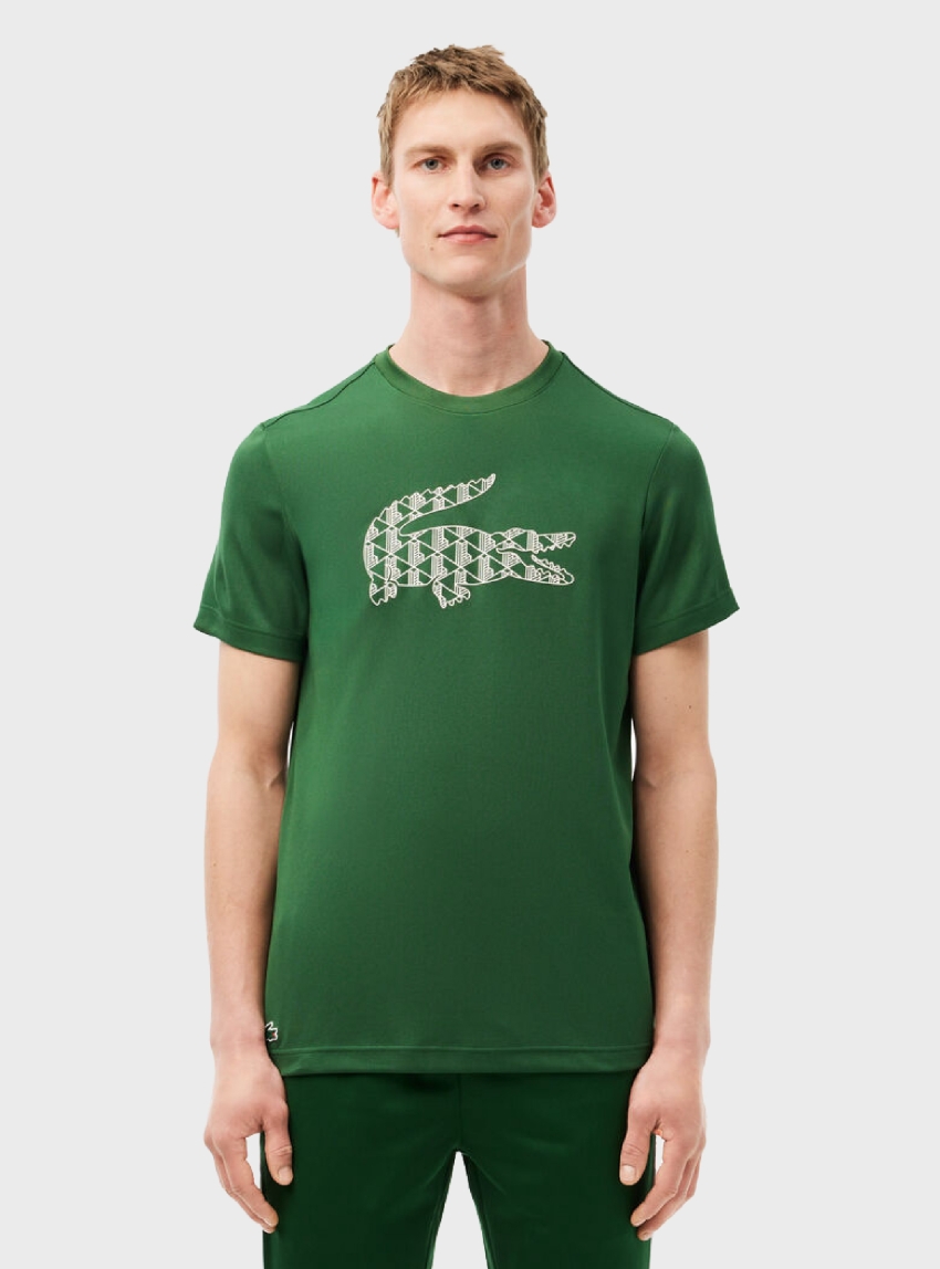 Lacoste Ultra Dry Piqué Tennis T-Shirt - Green
