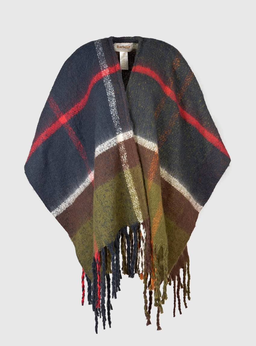 Barbour Isla Boucle Serape - Tartan