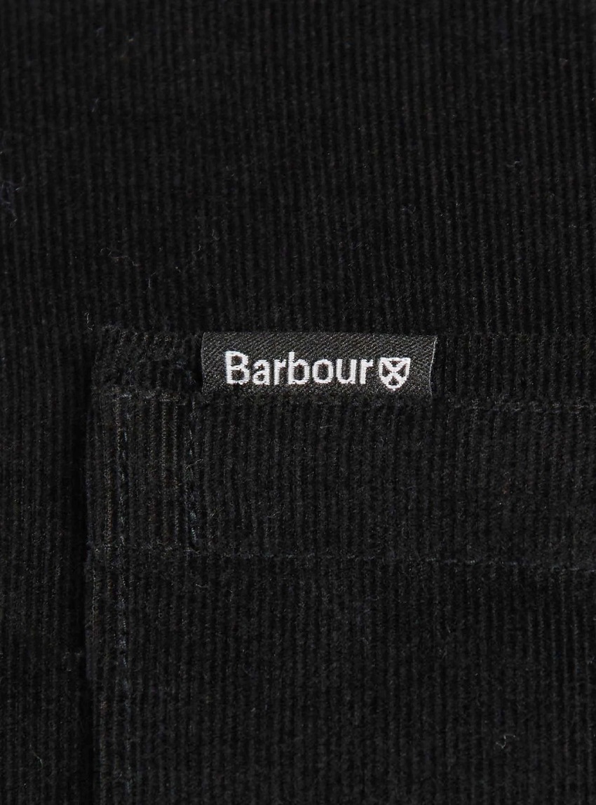 Barbour Ramsey Tailored Fit Corduroy Shirt - Black