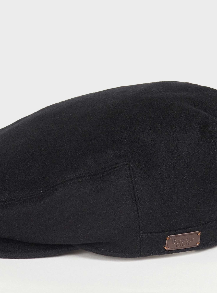 Barbour Redshore Flat Cap - Black