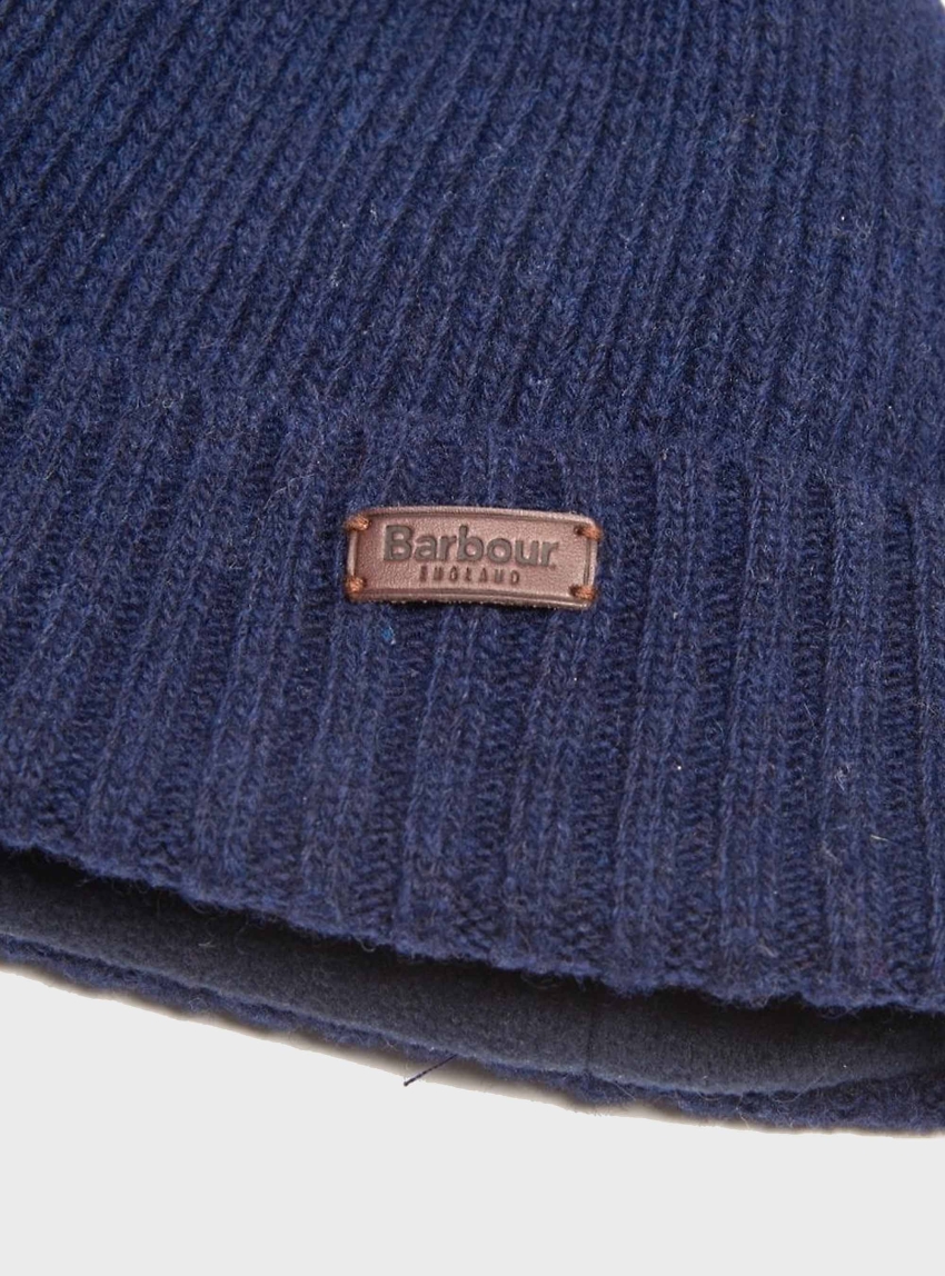 Barbour Carlton Beanie Hat - Navy