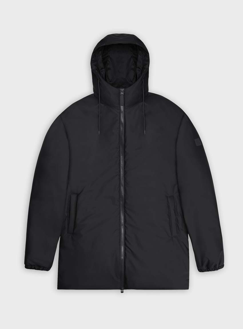 Rains Lohja Long Insulated Jacket - Black