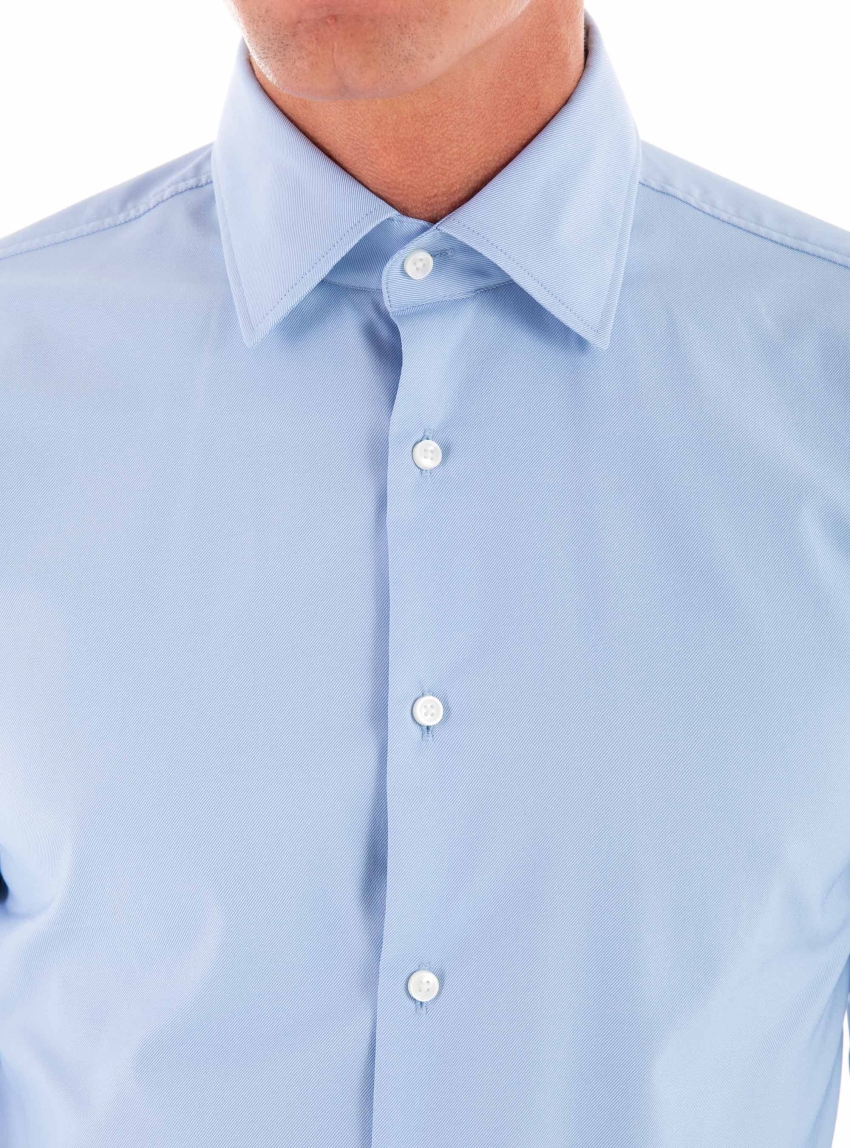 BOSS Slim Fit Performance Stretch Shirt P-HANK-kent-C1-222 - Sky Blue