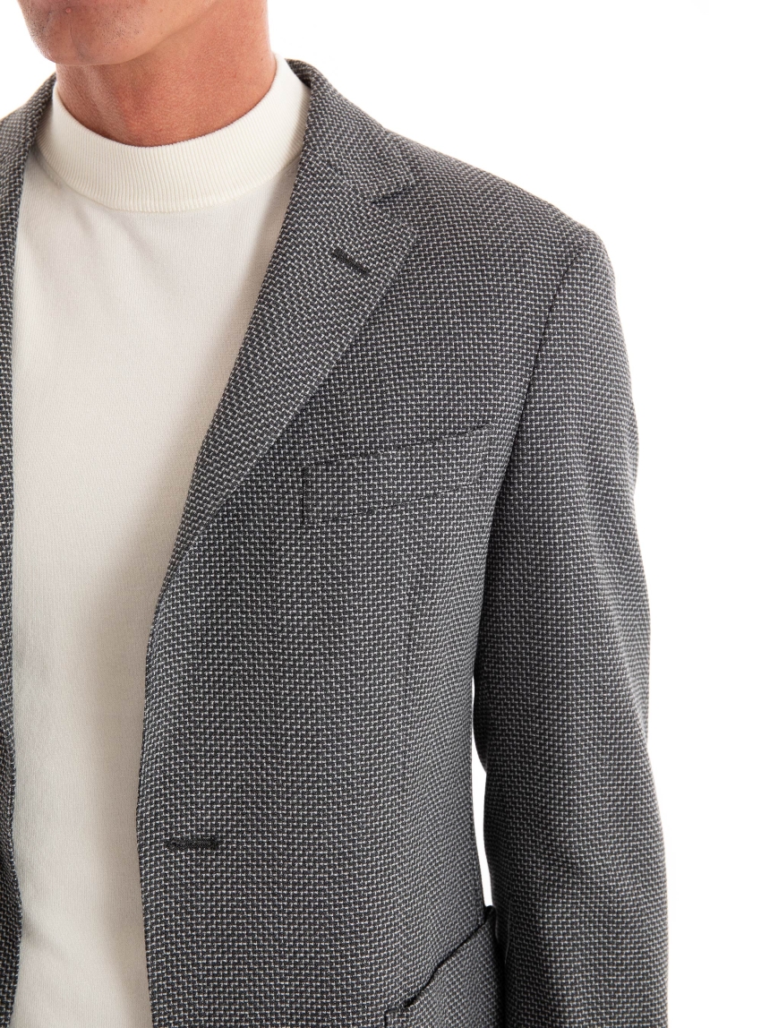BOSS Slim Fit Blazer C-Hanry-233 - Dark Grey