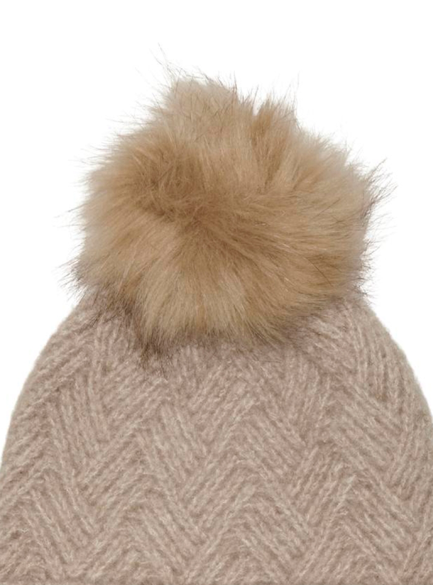 Only Kate Knitted Beanie - Beige