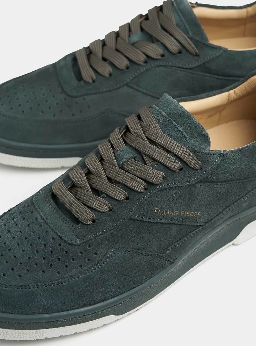 Filling Pieces Ace Suede Sneakers - Dark Green