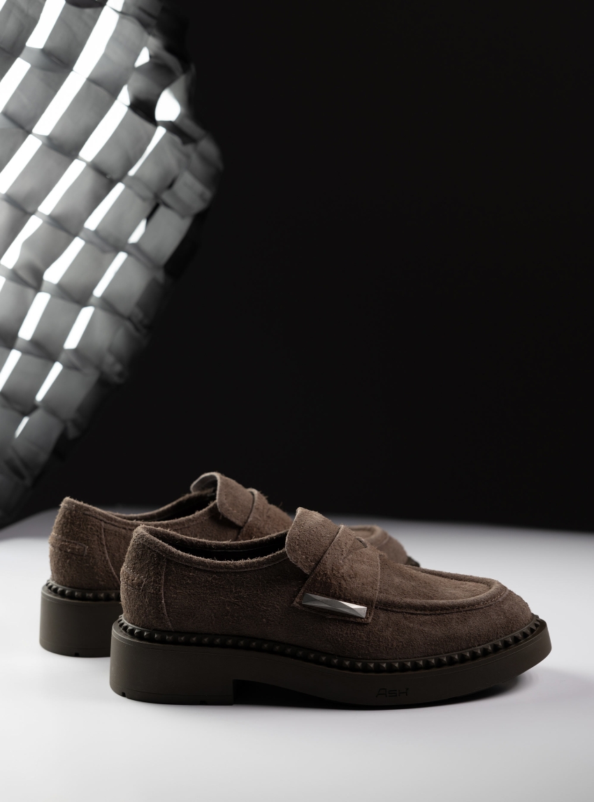 Ash Medusa Loafers - Dark Beige
