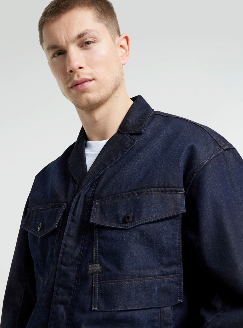 G-Star Bend Jacket - Unwashed Denim