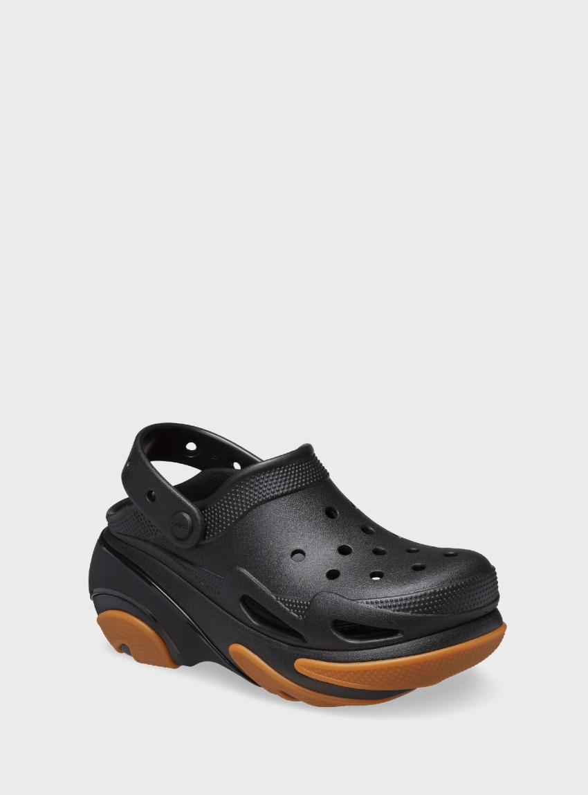 Crocs Bubble Crush Clog - Black - Grey