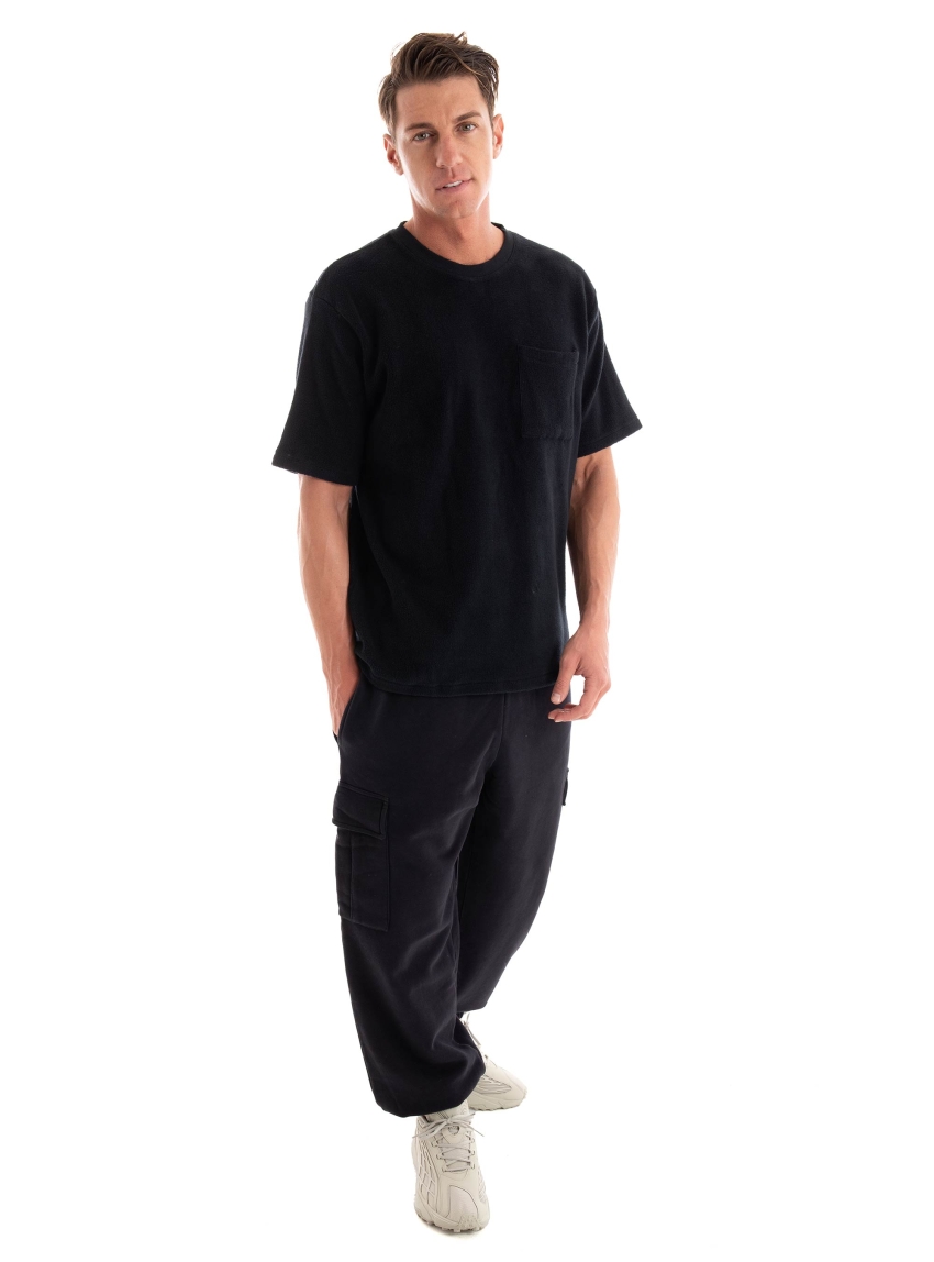 Dstrezzed Collin Tee Towelling - Black