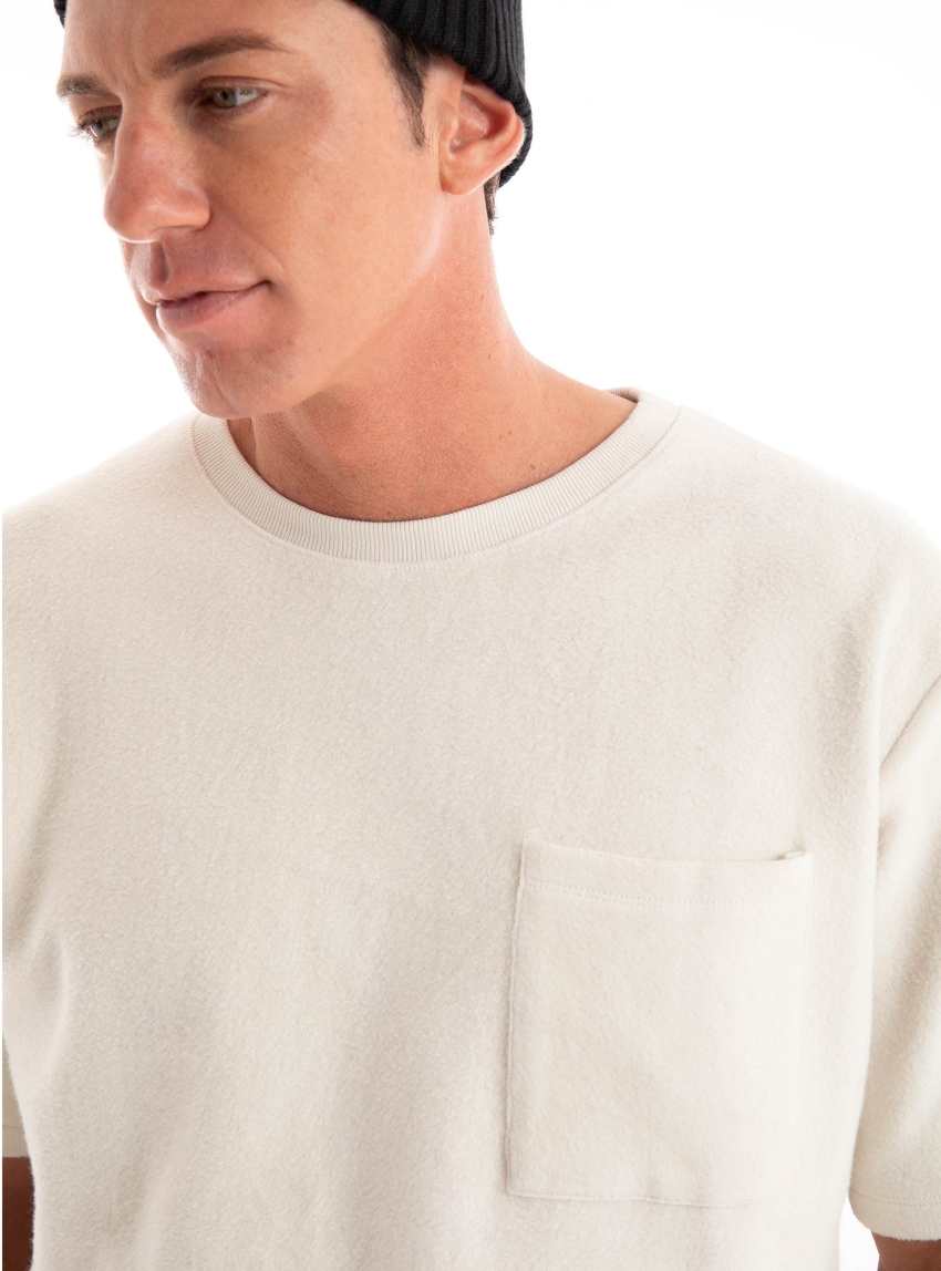 Dstrezzed Collin Tee Towelling - Ecru