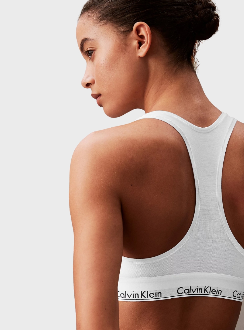 Calvin Klein Unlined Bralette - White
