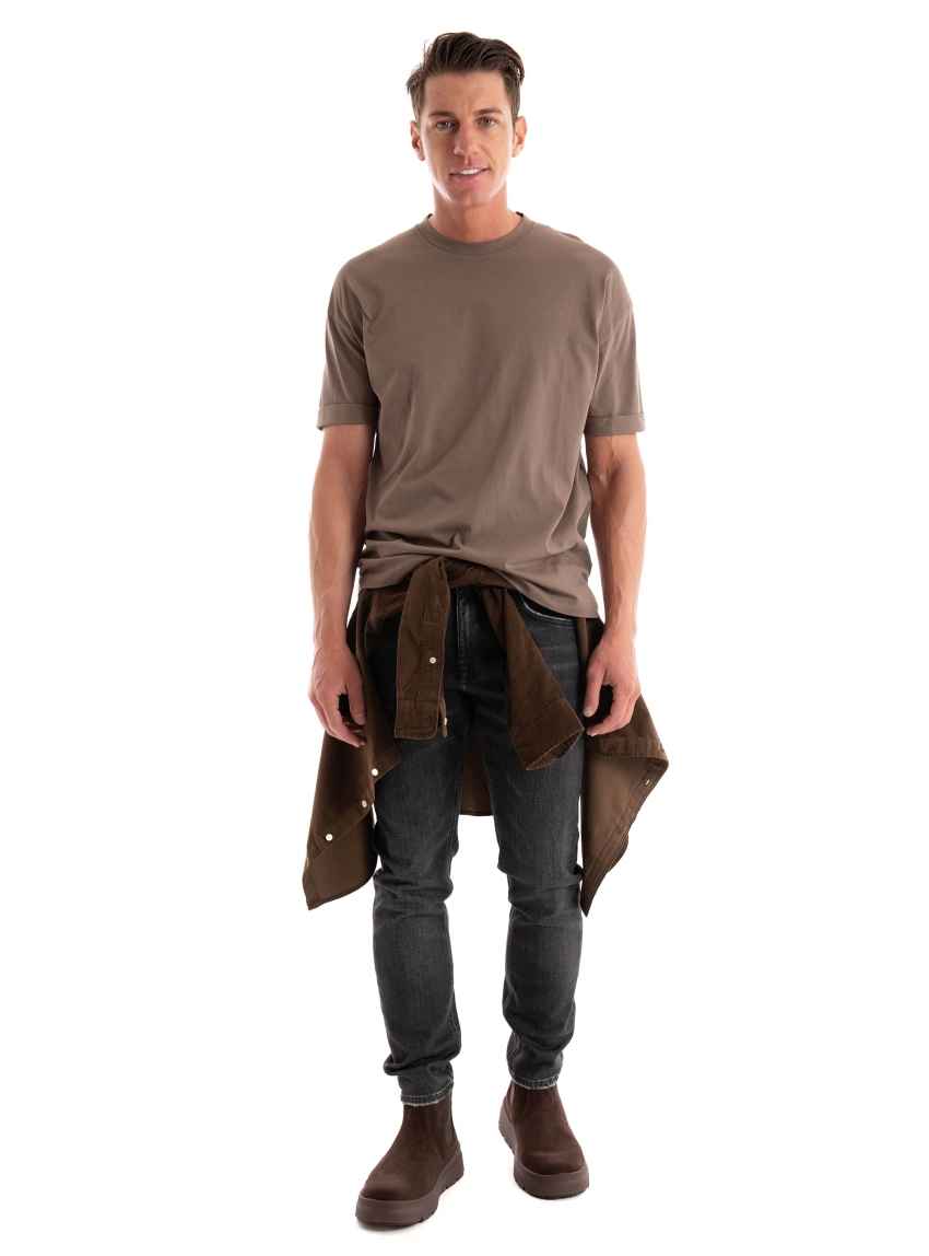 Drykorn Relaxed Fit T-Shirt Thilo - Brown