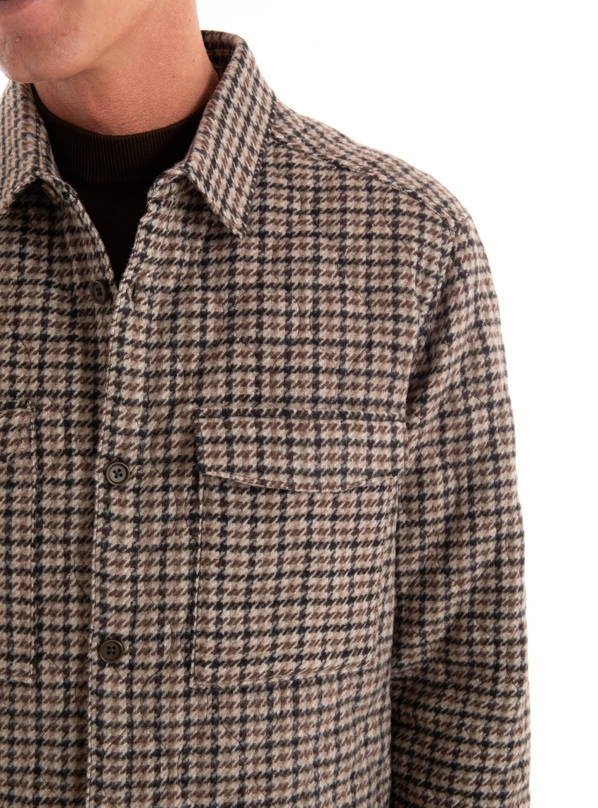 Drykorn Relaxed Fit Overshirt Gunray - Brown