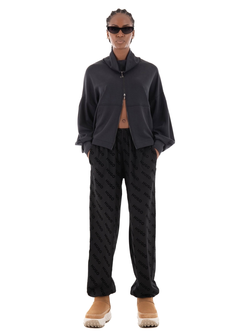 Deha Cosy Full Zip Sweatshirt - Black