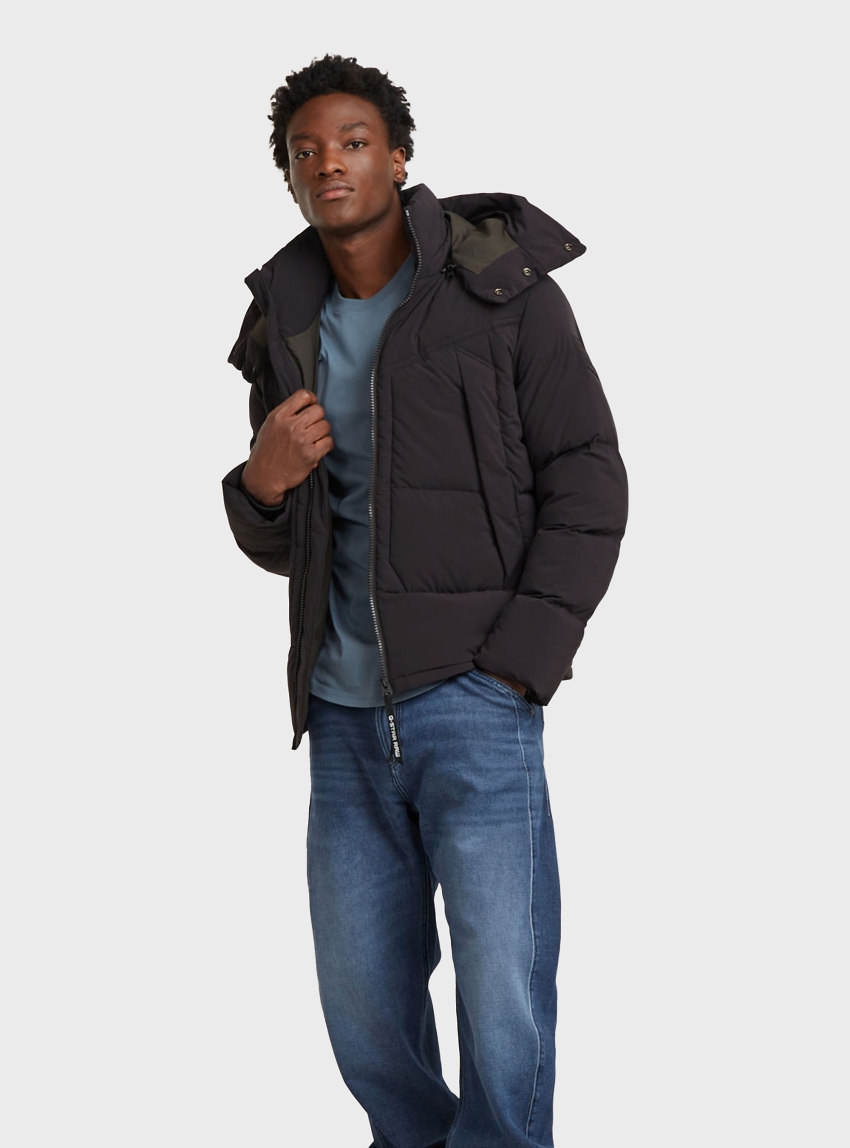G-Star G- Whistler Padded Hooded Jacket 2.0 - Black