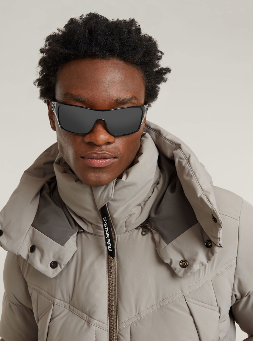 G-Star G- Whistler Padded Hooded Jacket 2.0 - Light Grey