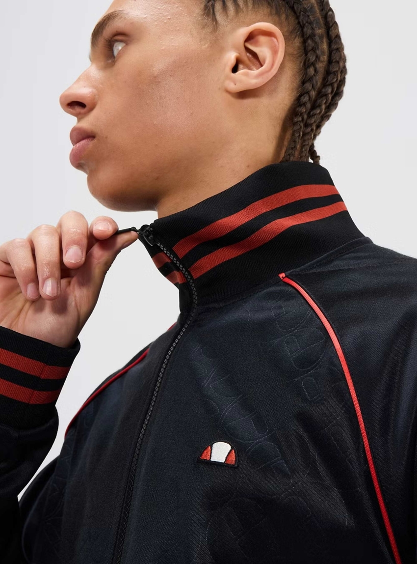Ellesse Badge Colours Casarino Track Top - Black