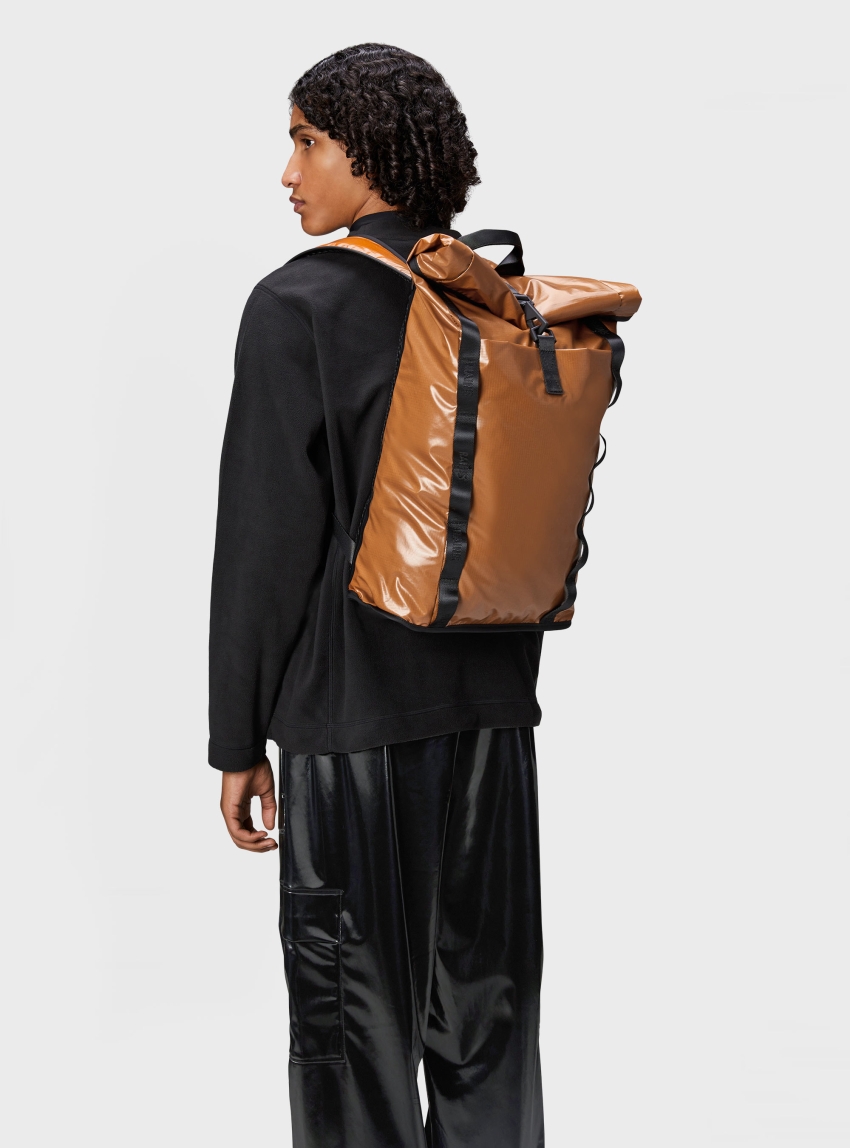 Rains Sibu Rolltop Rucksack - Rust