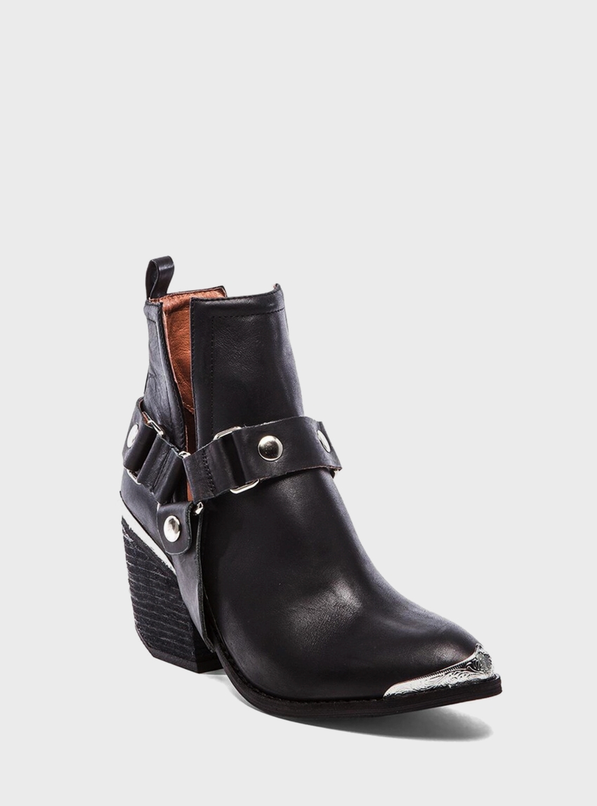 Jeffrey Campbell Orwell 2 Ankle Boots - Black