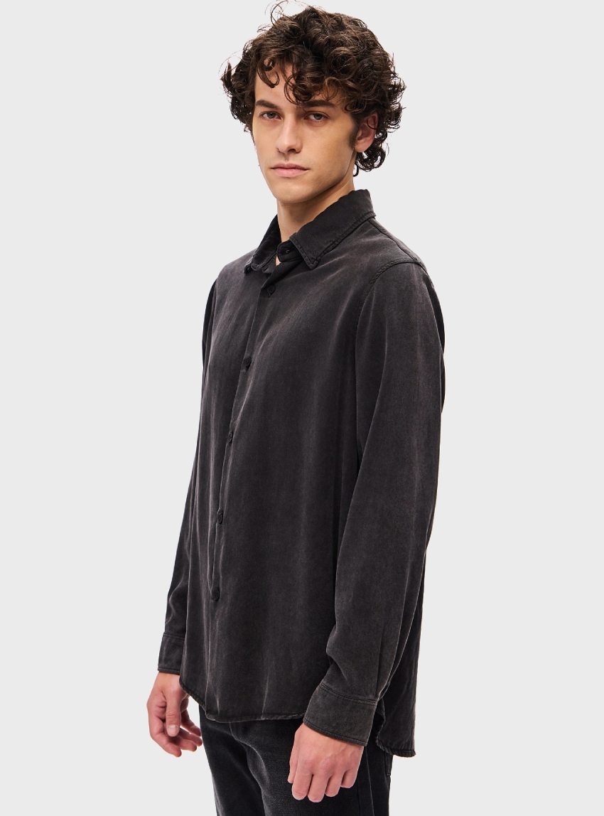 Dirty Laundry Relaxed Shirt - Washed Black