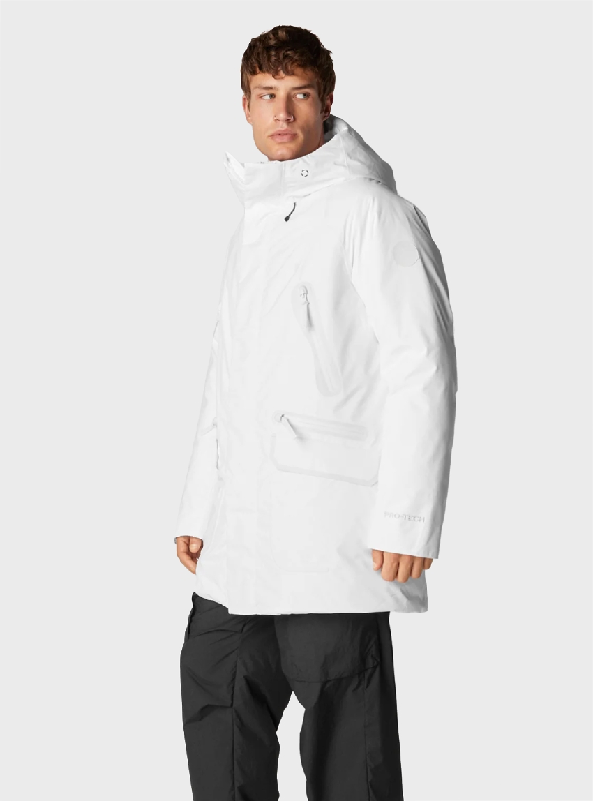 Save The Duck Harvey Hooded Parka - White