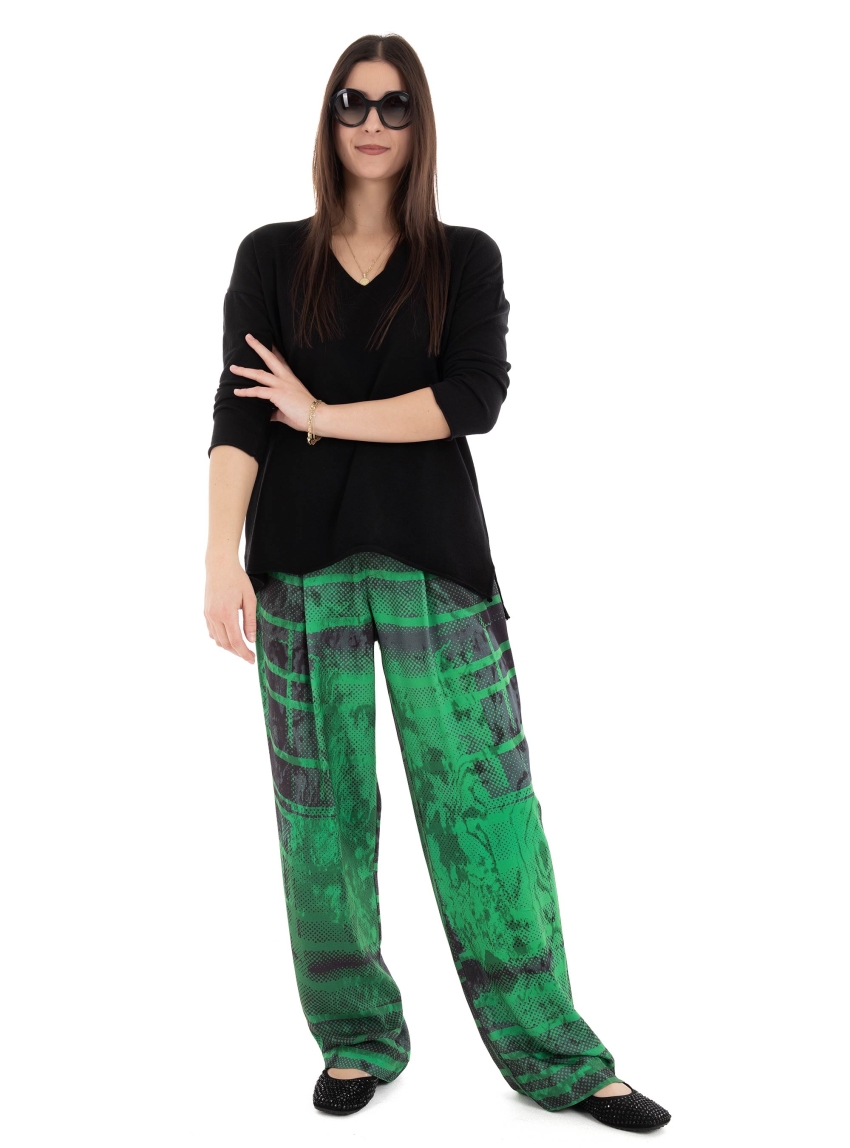 Black & Black Trousers - Multi Colors