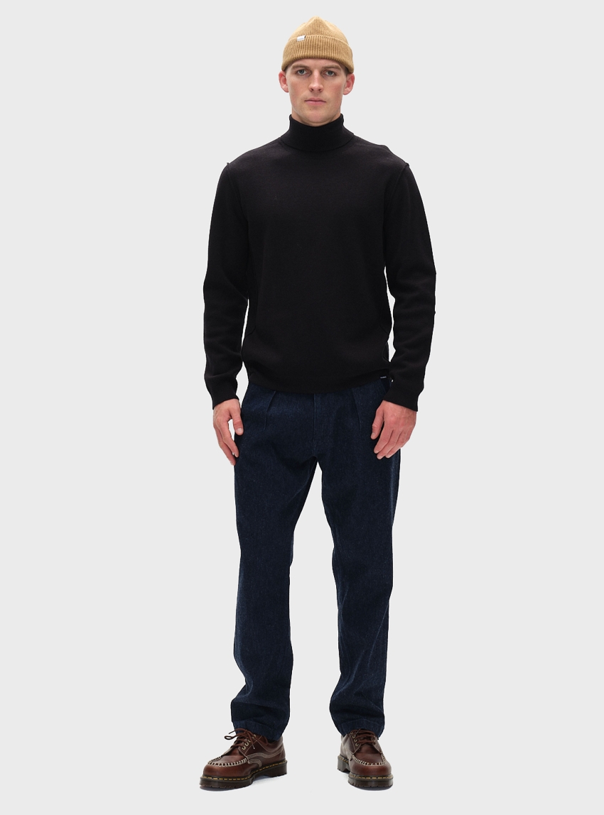 Gabba Blanko High Neck Knit - Black