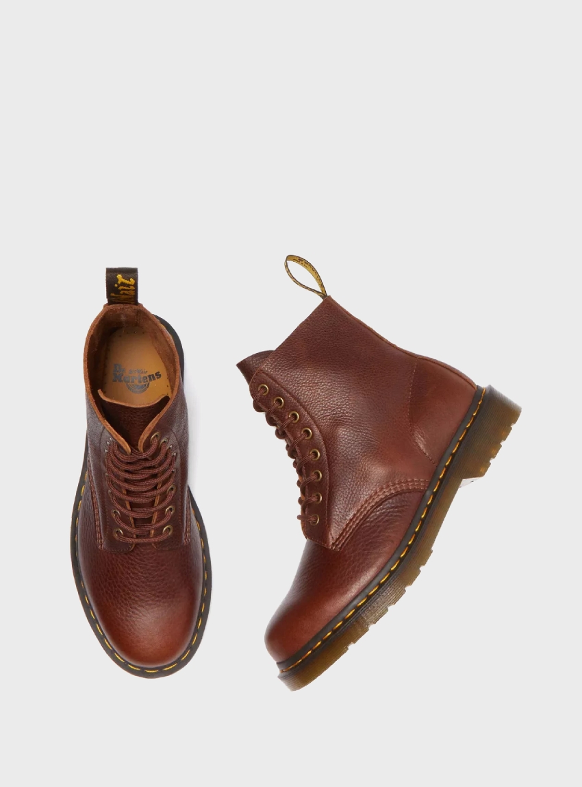 Dr Martens 1460 Ambassador Soft Leather Lace Up Boots - Cognac