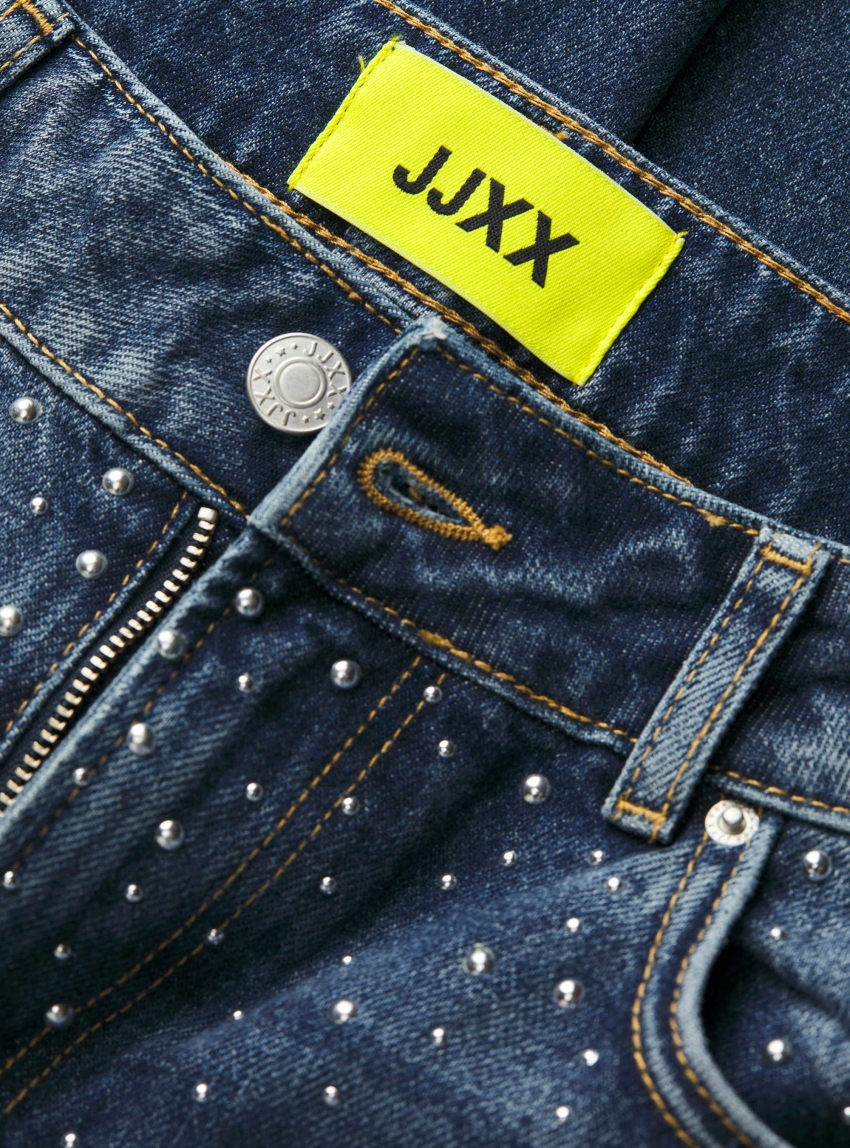 JJXX Tokyo Wide High Waist Stone Jeans - Medium Aged Denim