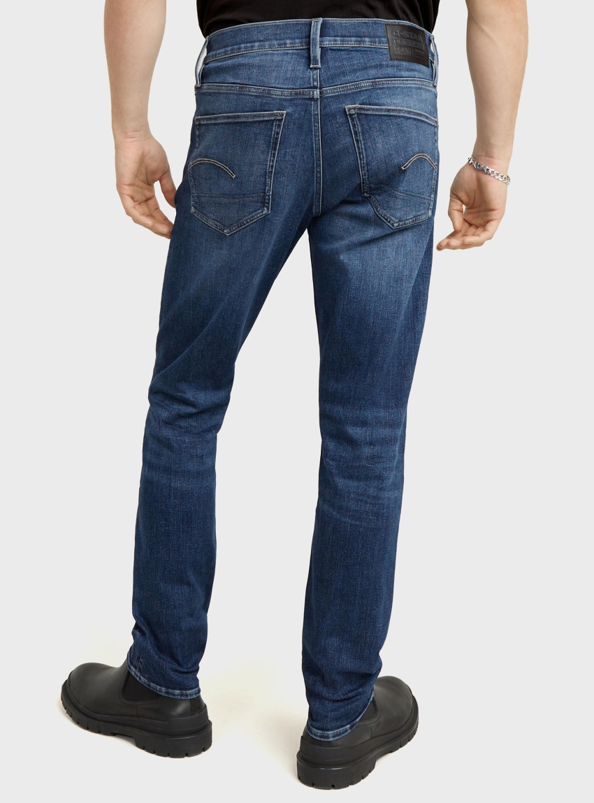 G-Star 3301 Slim Jeans - Medium Aged Denim
