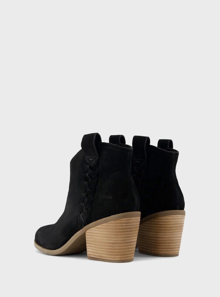 Toms Constance Heeled Ankle Boots - Black