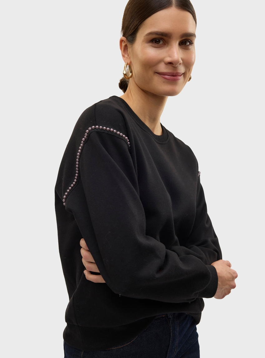 Vero Moda Daisy Pearl Sweater - Black