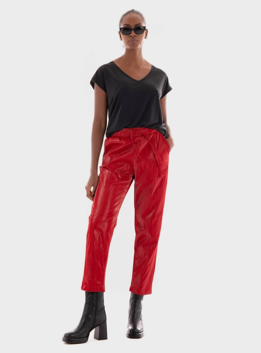 Vero Moda Filli V-Neck Tee - Black