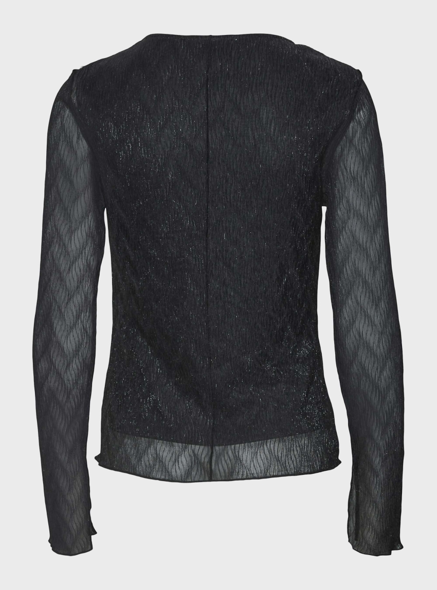 Vero Moda Nita O-Neck Top - Black