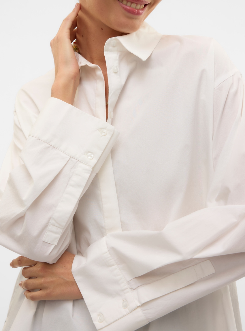 Vero Moda Nix Loose Shirt - White
