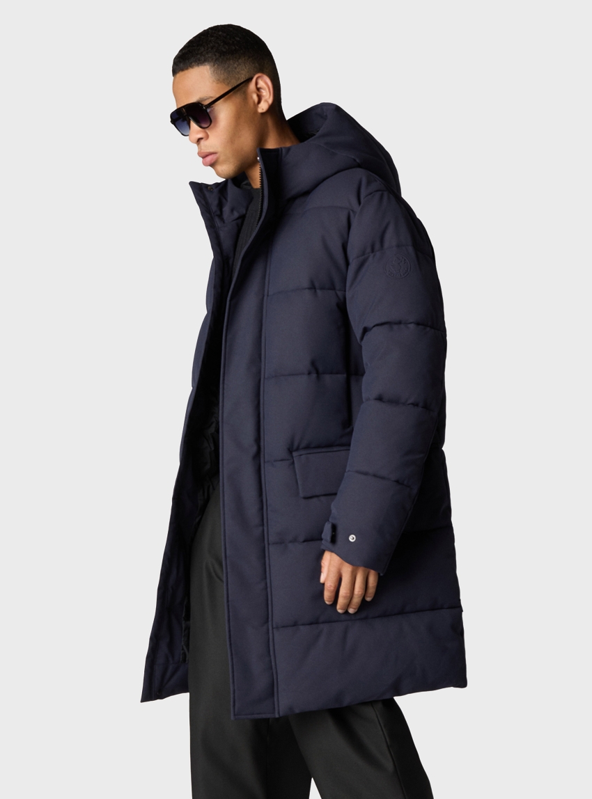 Save The Duck Cosmo Puffer Jacket - Blue Black