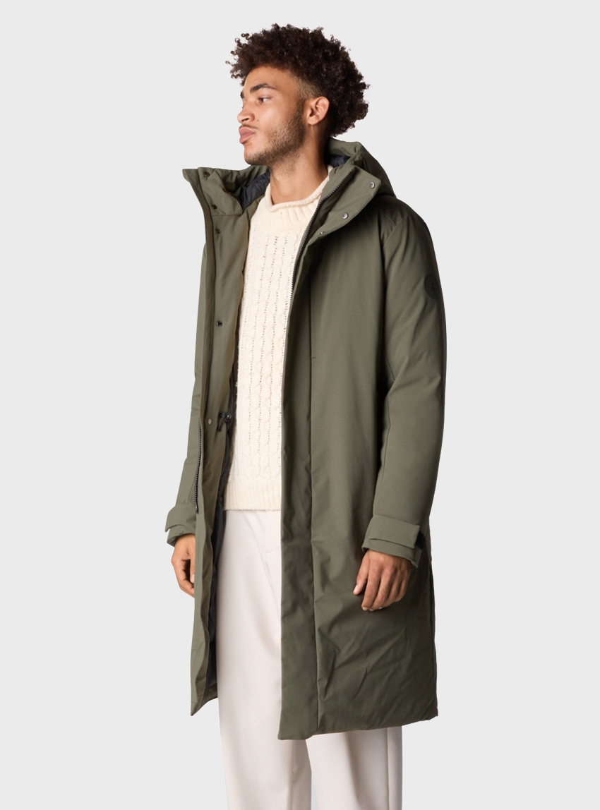 Save The Duck Roderick Hooded Parka - Olive 
