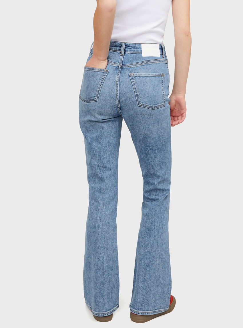 JJXX Turin Bootcut High Waist Jeans C7090 - Light Aged Denim