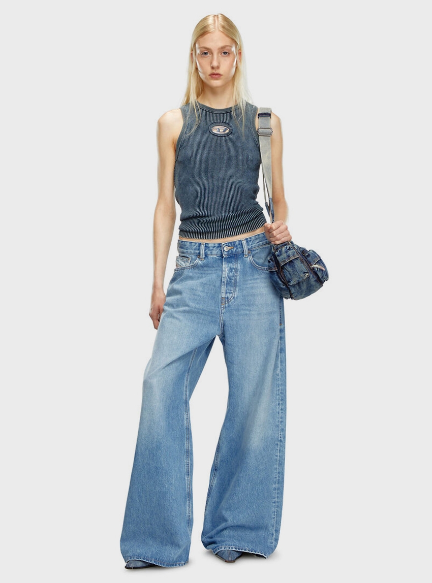 Diesel 1996 D-Sire Relaxed Jeans - Medium Aged Denim