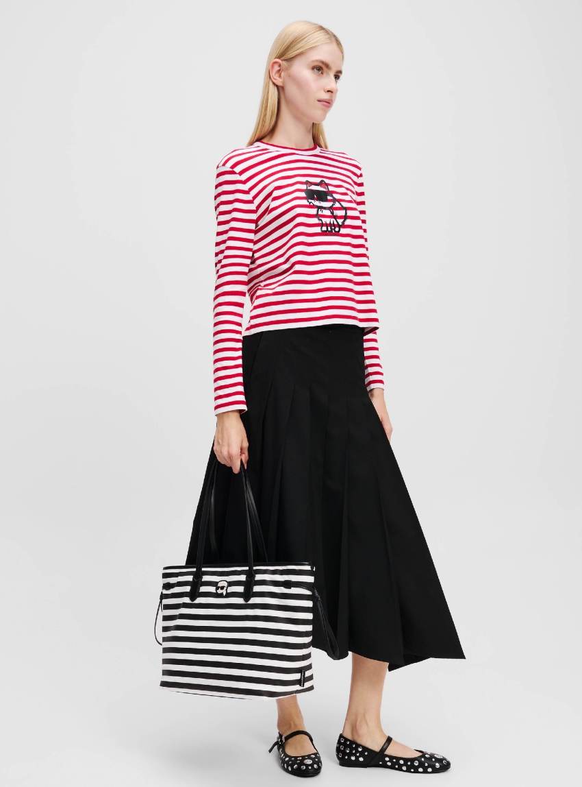 Karl Lagerfeld Ikon Nylon Tote - Black