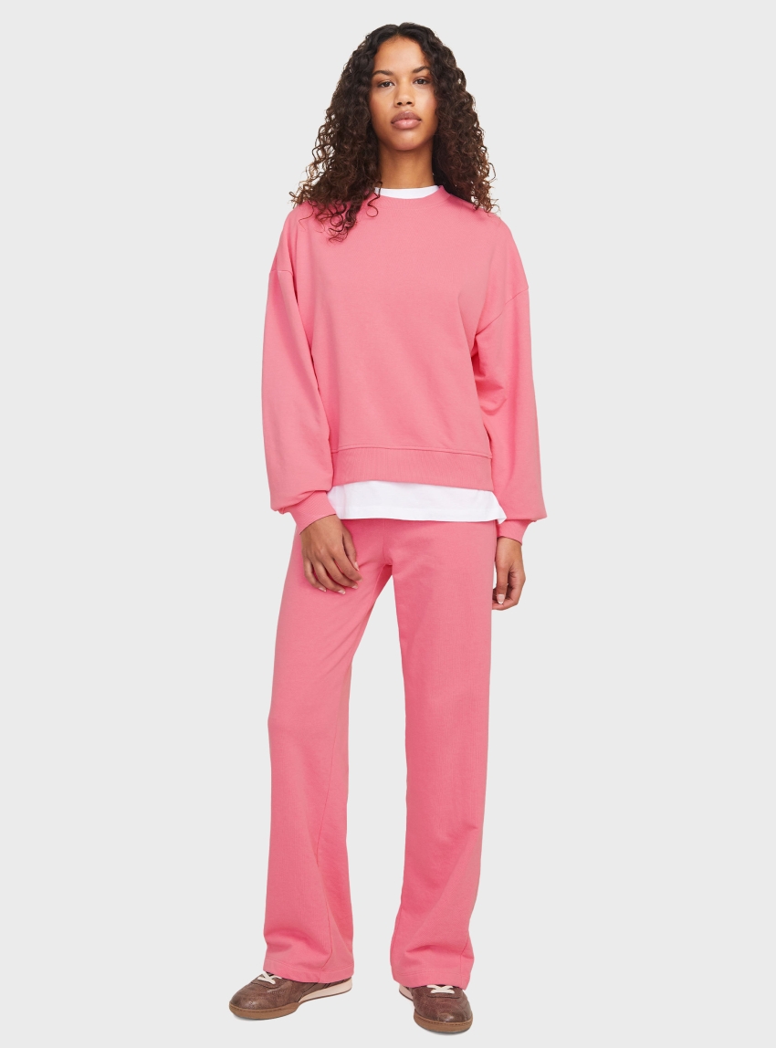 JJXX Alfa Reg Wide High Waist Sweat Pants - Pink