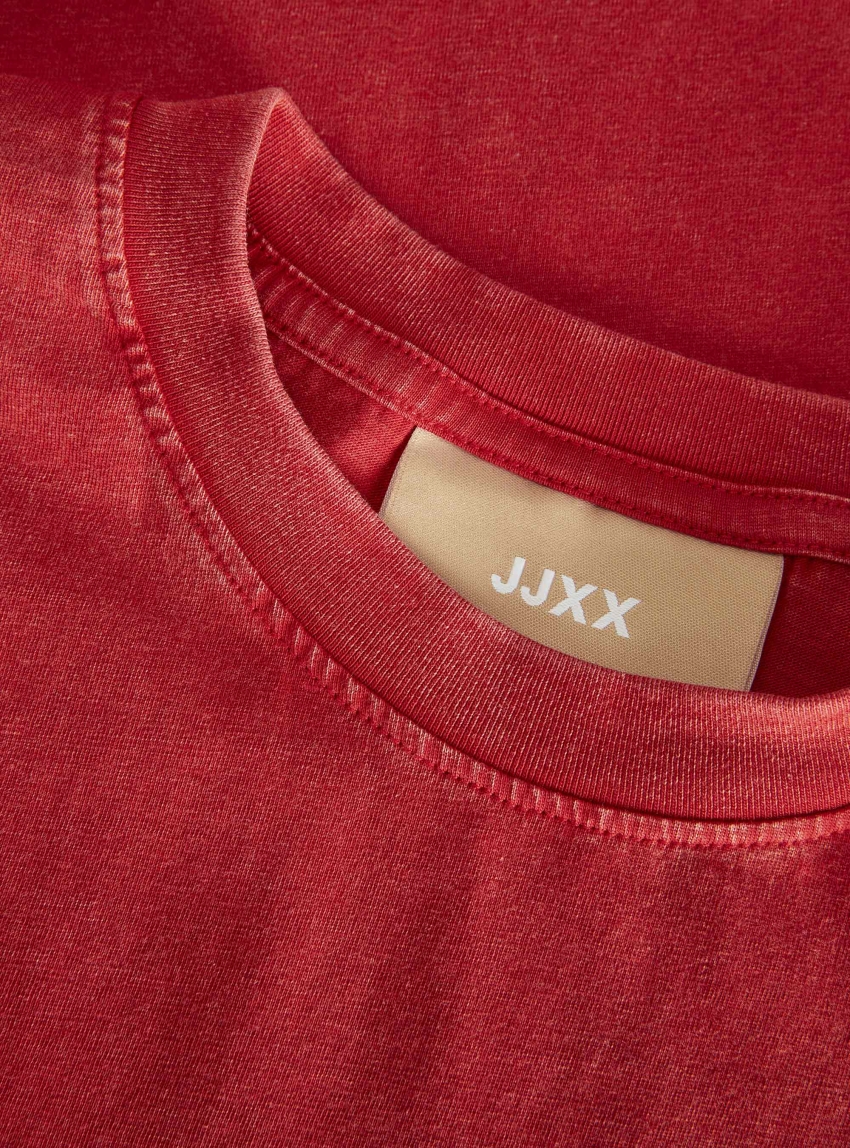 JJXX Andrea Wash Loose Tee - Red