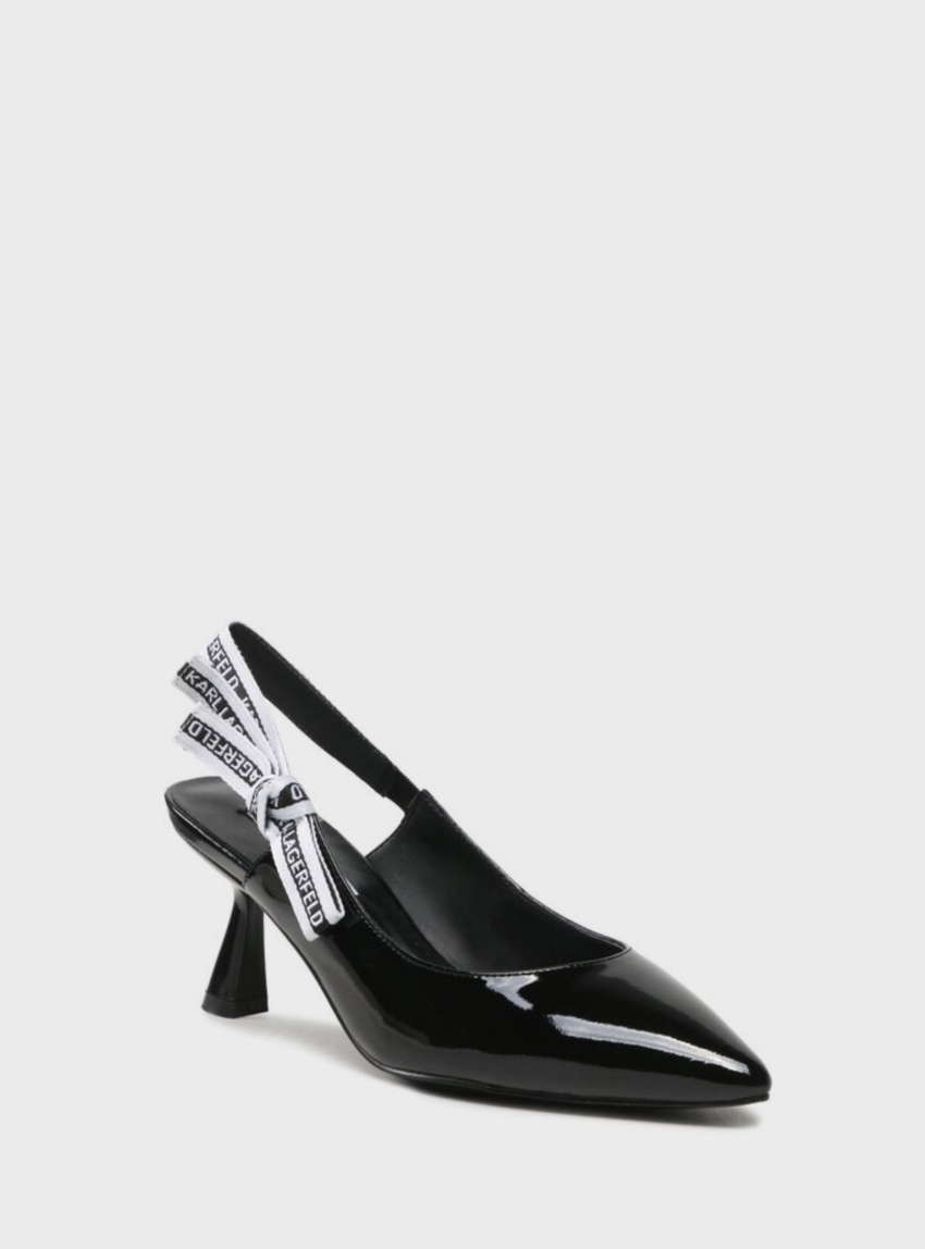 Karl Lagerfeld Panache Ribbon Sling - Black