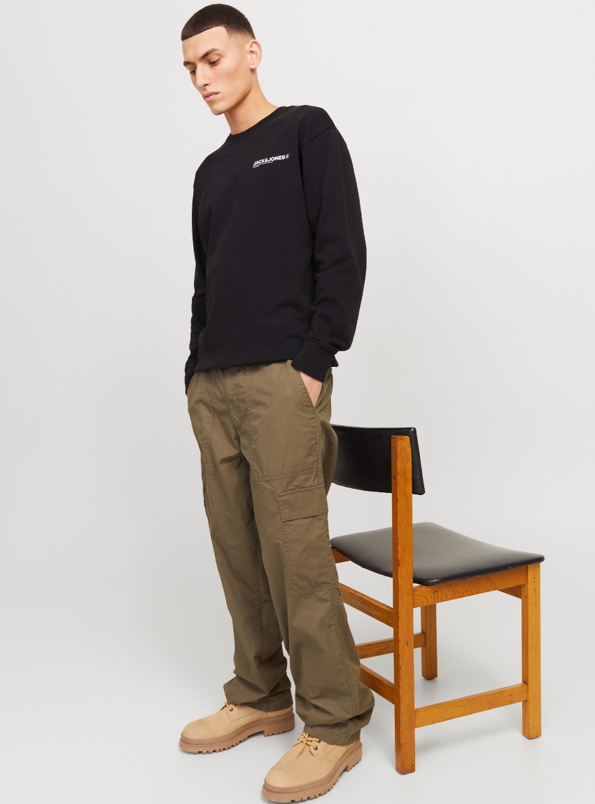 Jack & Jones Karl Adams Cargo Pants - Dark Olive Green