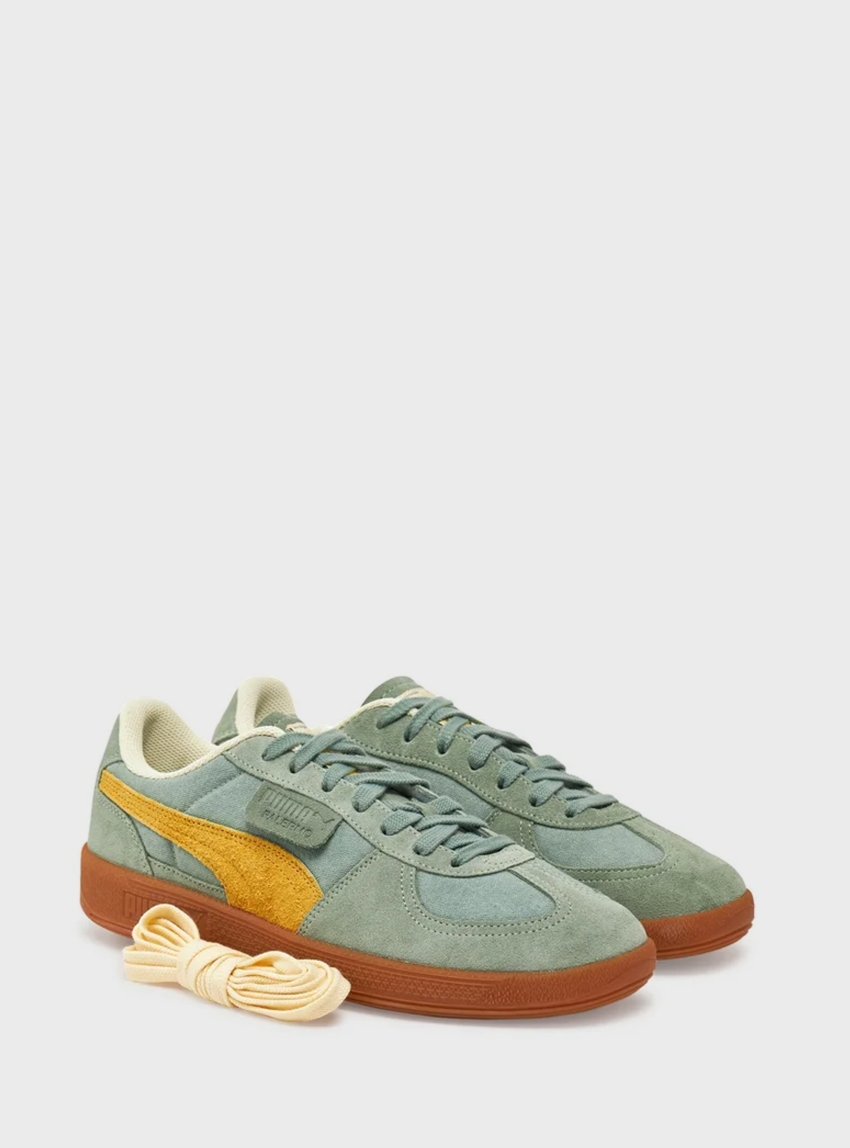 Puma Palermo Weathered Sneakers - Pale Green