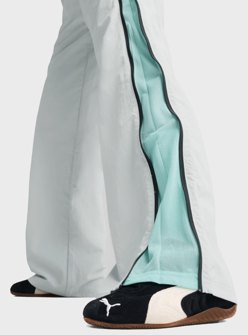 Puma DARE TO Relaxed Woven Zip-Off Pants - Light Grey