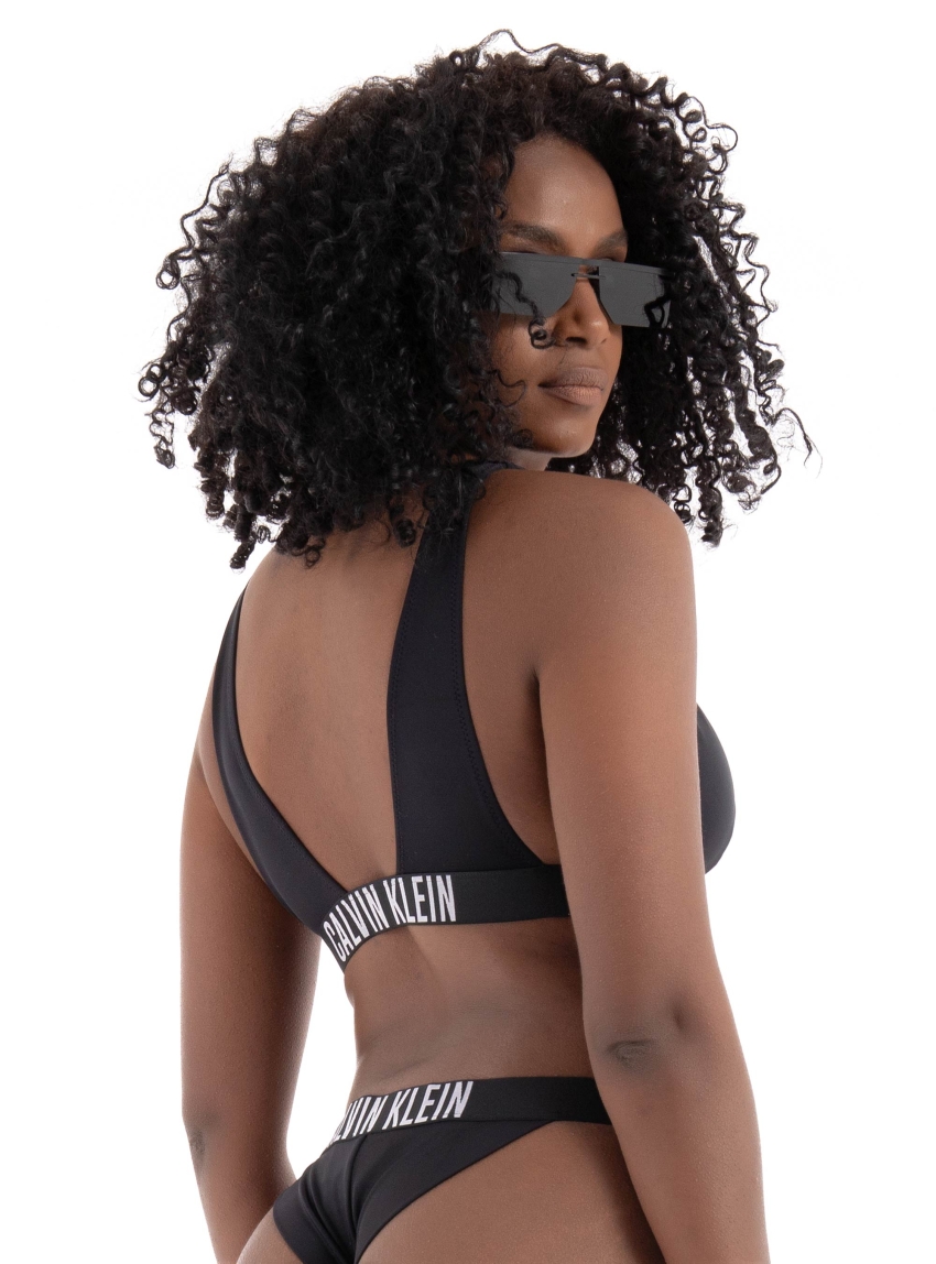 Calvin Klein Bralette Bikini Top - Black