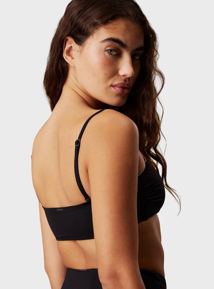 Calvin Klein Bandeau Bikini Top - Black